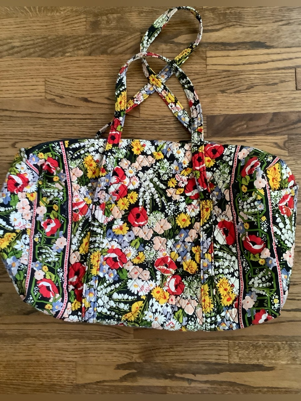 Vera Bradley Large Quilted Duffel Bag
